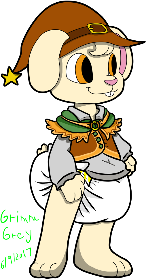 Lute The Bard - Cartoon (521x975)