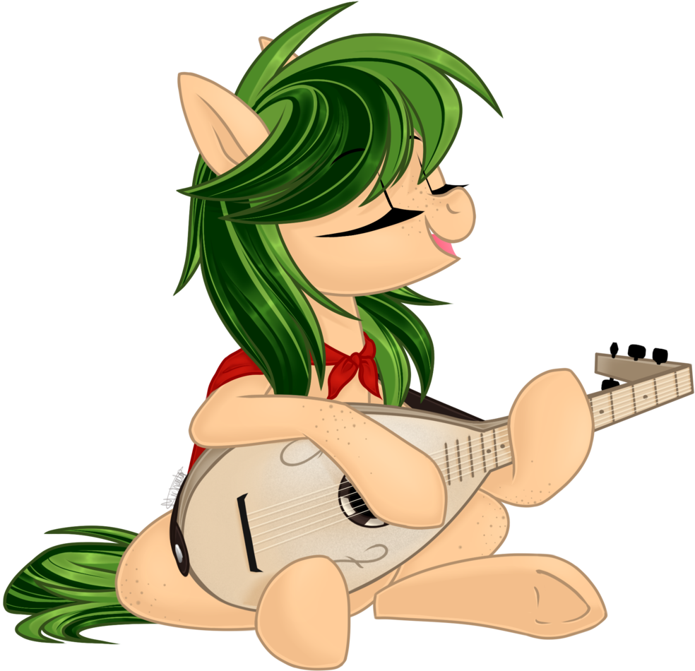 Kellythedrawinguni, Earth Pony, Eyes Closed, Female, - Cartoon (1024x1024)