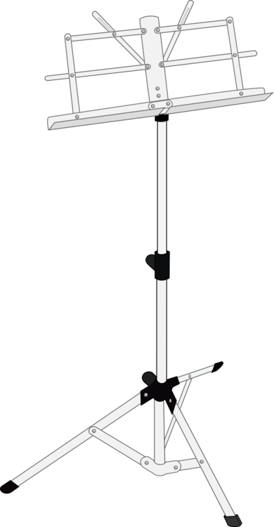 Music Stand Art Music Download - Atril Dibujo Png (390x750)
