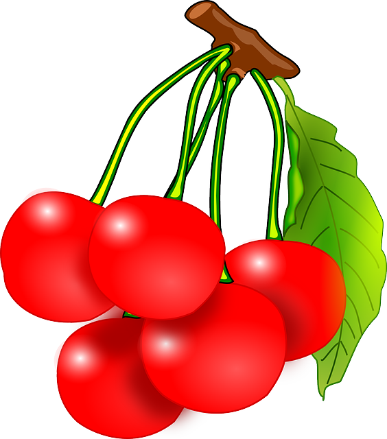 Jar - Cherry Clip Art (564x640)