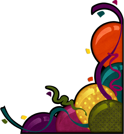 Ducky&designs - Birthday Corners Png (500x541)