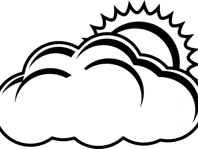 Gloomy Clipart Foggy - Clip Art Black And White Rain (640x480)