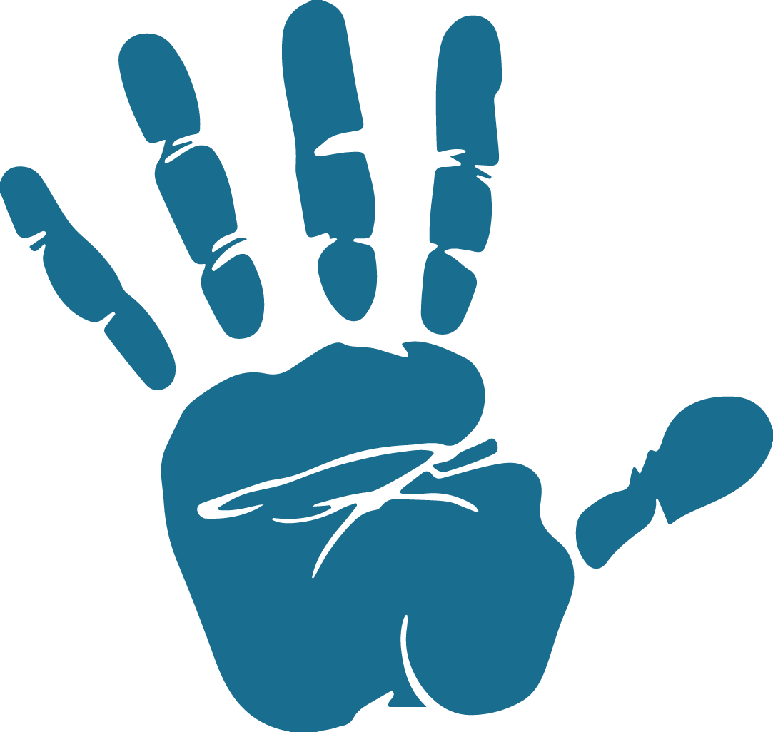 Kids Therapy Place - Hand Palm Print (1083x1026)