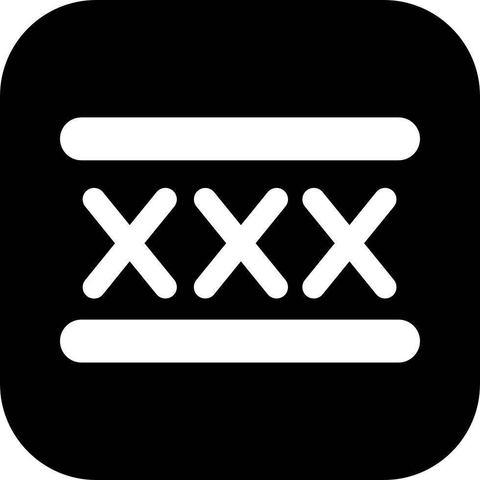 Triple Cross Marks Between Horizontal Lines Comments - Line (980x980)