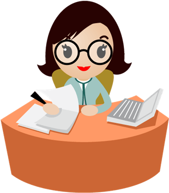 Clerk - Secretary Clipart (400x400)