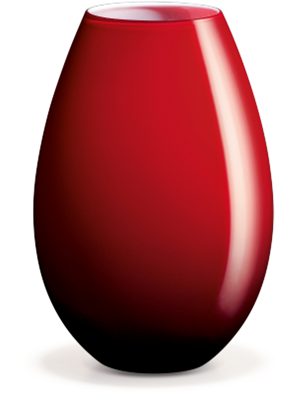 Cocoon Vase Red H 20 5 Cm Cocoon - Holmegaard - Cocoon Vase - Height: 205 Mm, Red (1200x1200)