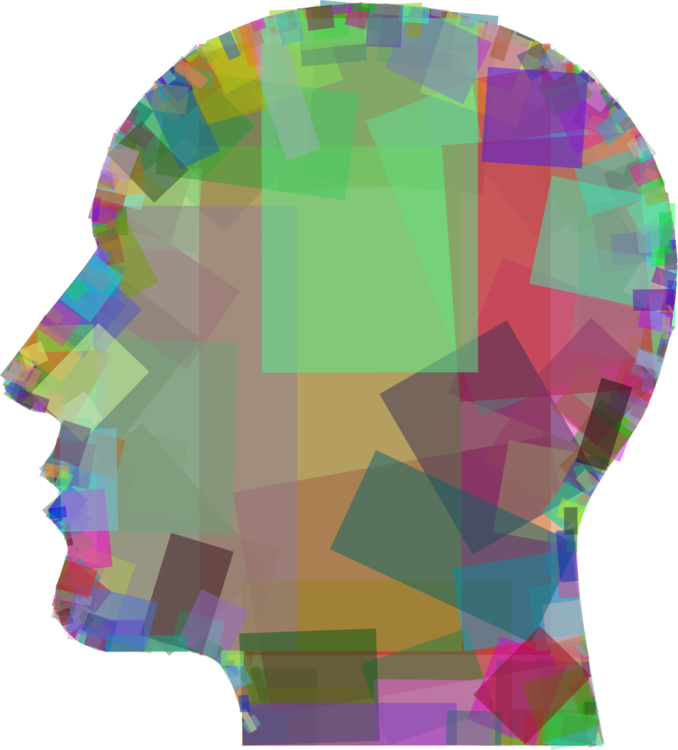 Silhouette Abstract Art Modern Art Person - Illustration (678x750)