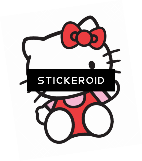 Wave Belgium Flag - Hello Kitty Saying Hi (576x653)