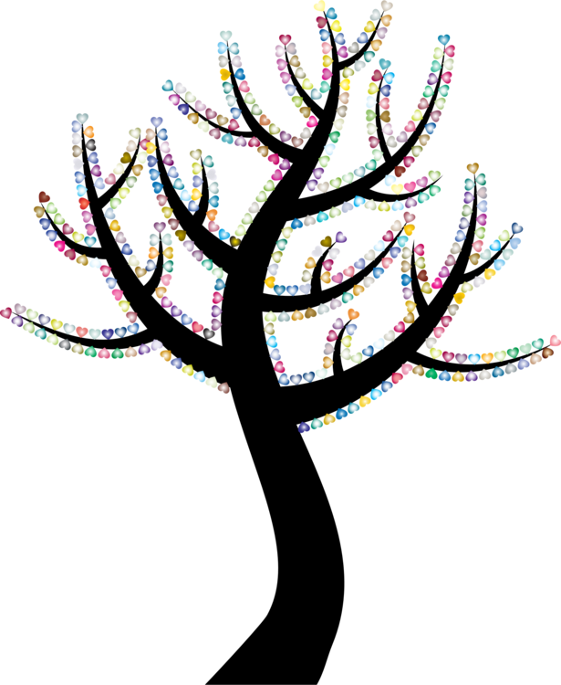 All Photo Png Clipart - Colourful Tree Clip Art Png (615x750)