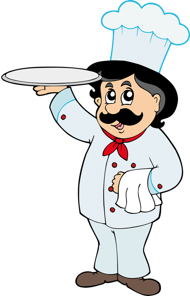 Cozinheiros Food To Make, Recipe Cards, Bon Appetit, - Cartoon Chef (659x1024)