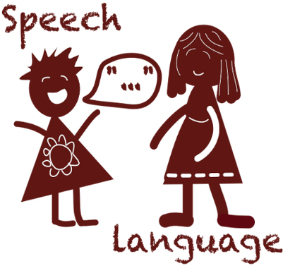 Graphic Black And White And Language Therapy The Tlc - Language Speech (400x386)