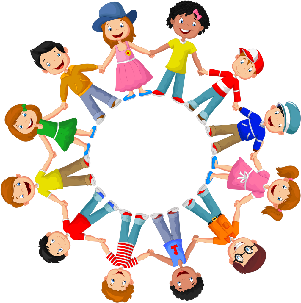 Holidays Clipart Cultural - Crianças Roda (1014x1024)