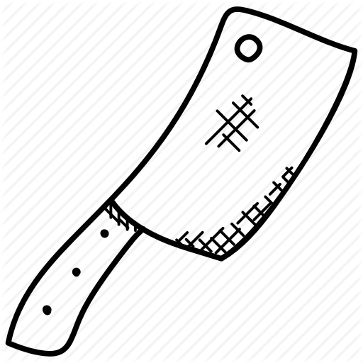 Butcher Knife Drawing At Getdrawings Com Free - Butcher (512x512)