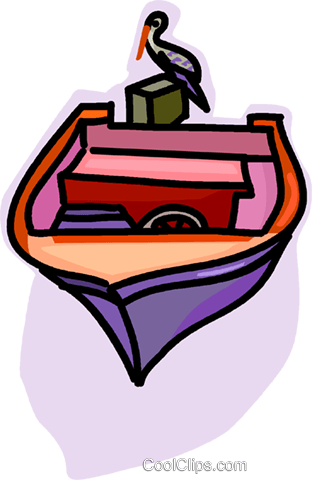 Pelican Sitting On A Power Boat Royalty Free Vector - Pelican Sitting On A Power Boat Royalty Free Vector (312x480)