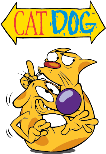 #nickelodeon #animation #cartoons #nicktoons #toons - Cat And Dog Nickelodeon Title (417x667)
