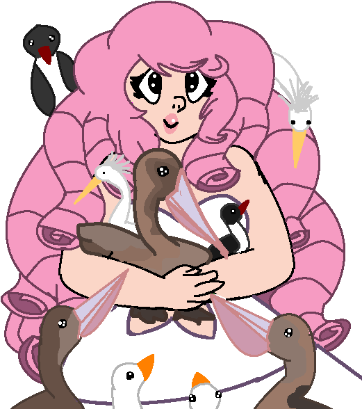 New Orleans Pelicans Pink Clothing Mammal Vertebrate - Cartoon (535x595)