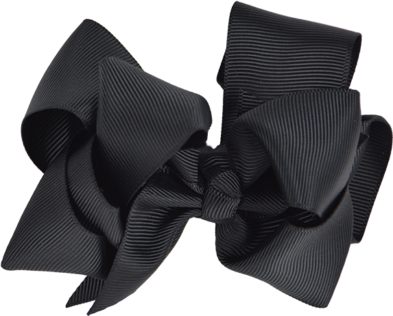 Vector Transparent Stock Bow Clip Crocodile - Black Ribbon Bow Png (599x599)