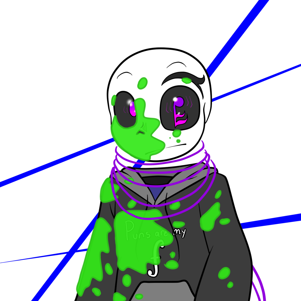 “i Can Feel It Dripping Inside My Skull ” - Cartoon (1280x1280)