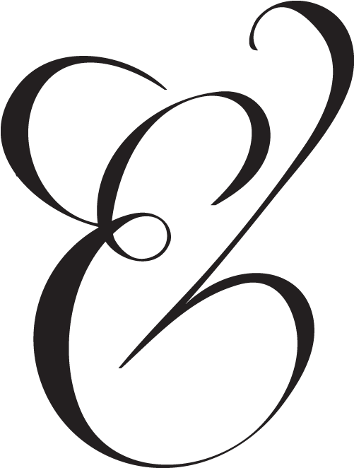Calligraphy Letter E Transparent (500x700)