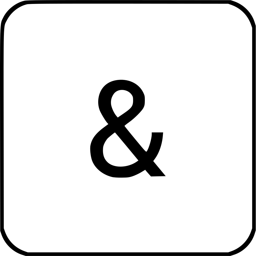 Ampersand Virtual Keyboard Sign Logic Element Comments - Ansco And Associates Logo (981x980)
