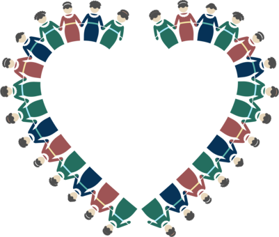 Drawing Holding Hands Woman Clip Art Women - Women Holding Hands Clipart (401x340)