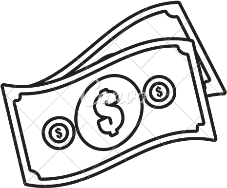 Dime Drawing Transparent - Easy Drawings Of Money (550x550)