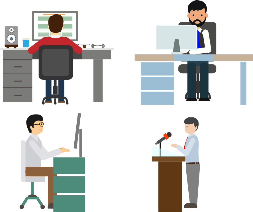 Clip Library Adobe Work Transprent Png Free Download - Doing Work Vector Png (934x781)