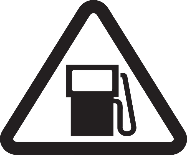 Gas Clipart Gas Tank - Refuelling Sign (640x531)