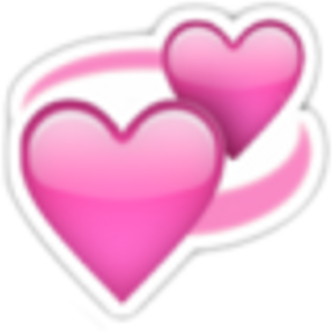Largest Collection Of Free To Edit Honeymoon Lana Del - Revolving Heart Emoji Png (480x480)