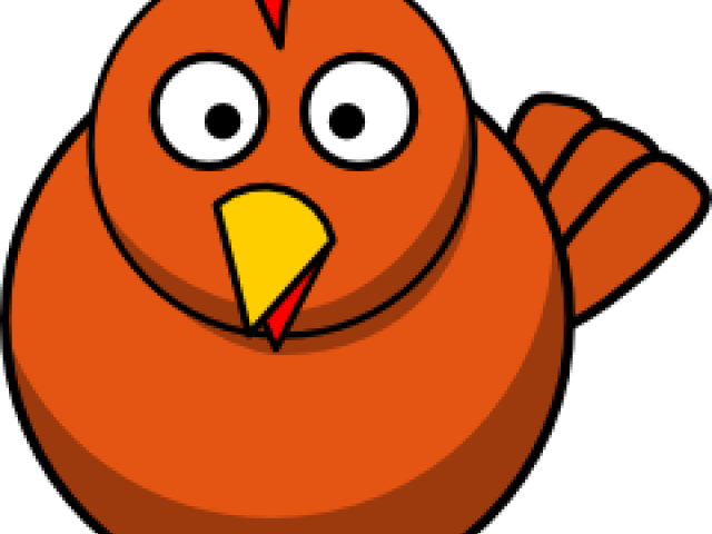 Rooster Clipart Red Rooster - Orange Chicken Cartoon (640x480)