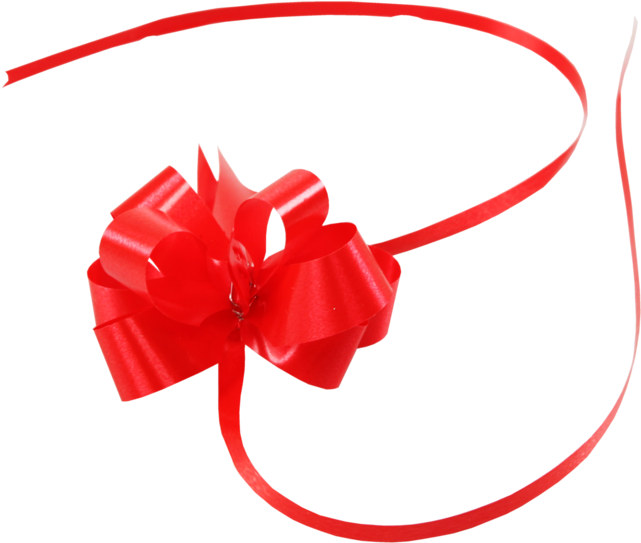 Bow, Pp, 13mm, Ø60mm, Red - Noeud De Cadeau Rouge (640x640)