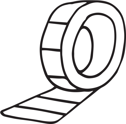 Roll Labels - Line Art (960x530)