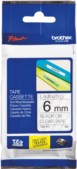 Brother Tze-641 Black On Yelow Tapes - Brother 12mm Black On White (350x350)