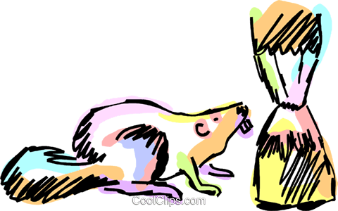 Beavers Royalty Free Vector Clip Art Illustration - Beavers Royalty Free Vector Clip Art Illustration (480x300)