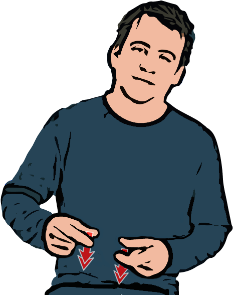 British Sign Language - Sign Language For Puzzle (510x587)