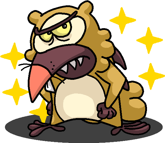 Graphic Black And White Library Shiny Bidoof Daggett - Pokemon The Angry Beavers (600x600)
