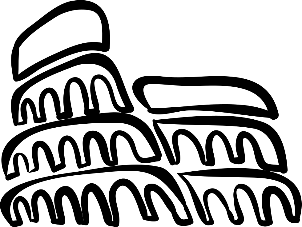 Coliseum Hand Drawn Outline Comments - Colosseum (981x738)