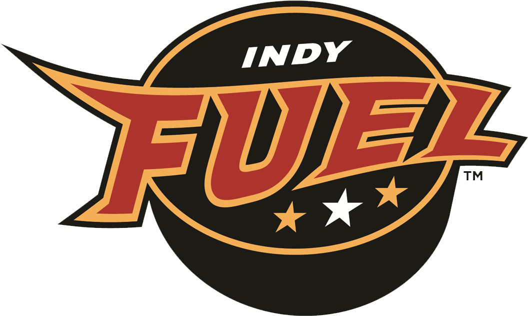 Hockey Team In The Central Division Of The Echl's Western - Indy Fuel Logo (1100x672)