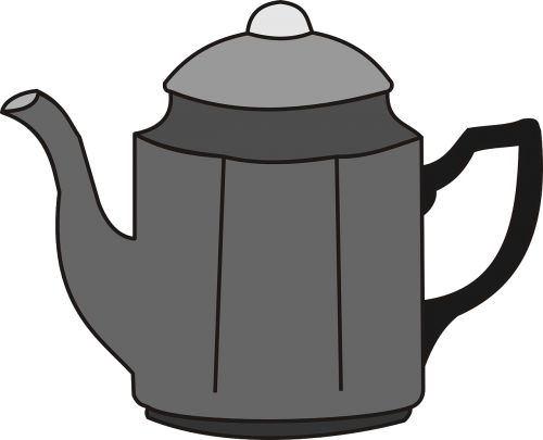 Coffee Pot,tea - Clipart Coffee Pot (500x405)