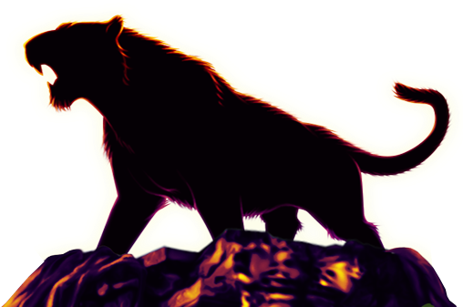 Jungle Tiger Character - Gaming Tiger (510x346)