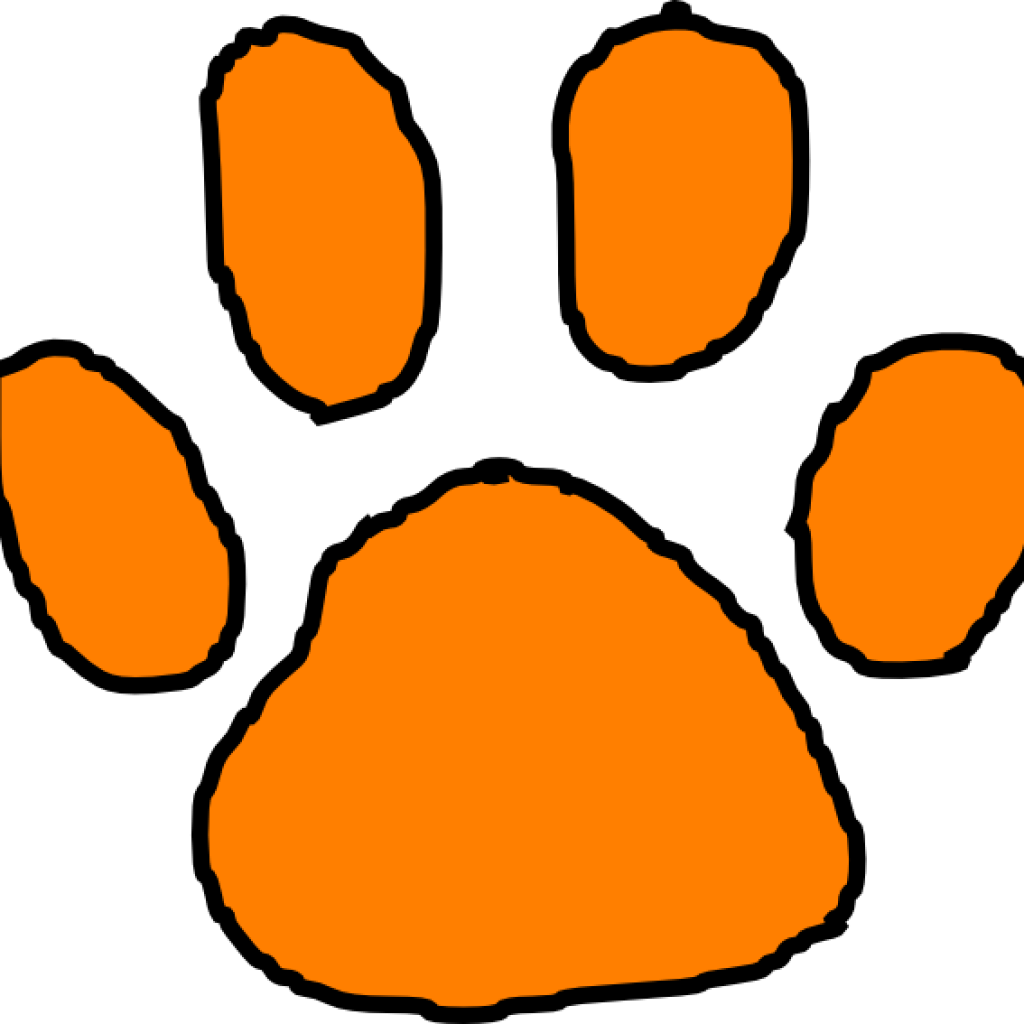 Tiger Paw Clipart 19 Tiger Paw Print Clip Art Freeuse - Clip Art (1024x1024)