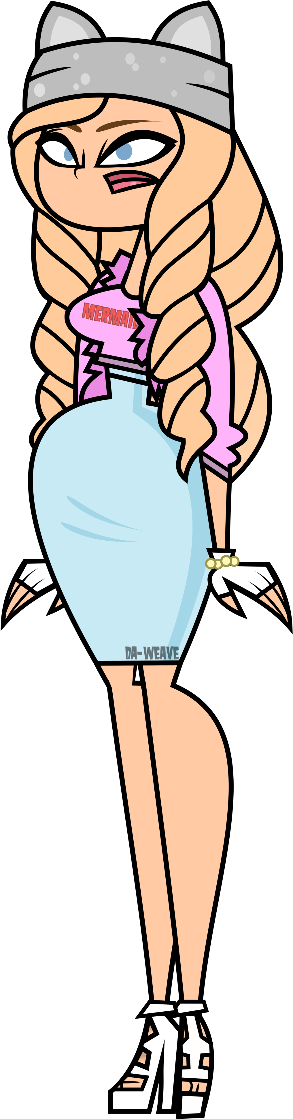 Chanel Drawing Clip Art - Total Drama Scream Queens (1024x3876)