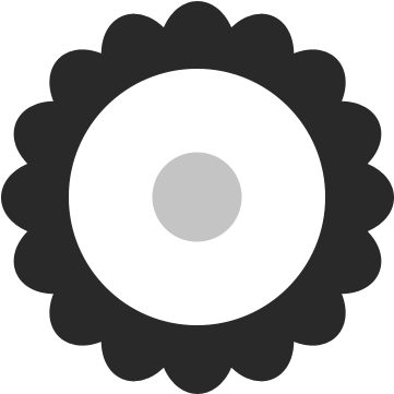 Flower 07d Print Graphic By Marisa Lerin - Etiquetas En Forma De Flor (456x456)