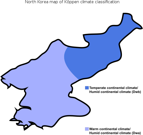 Geography Of North Korea Wikiwand - North Korea Koppen Climate (600x600)
