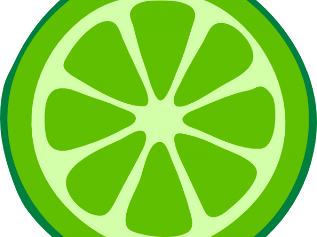 Lime Clipart Lime Slice - Green Lemon Clip Art (640x480)
