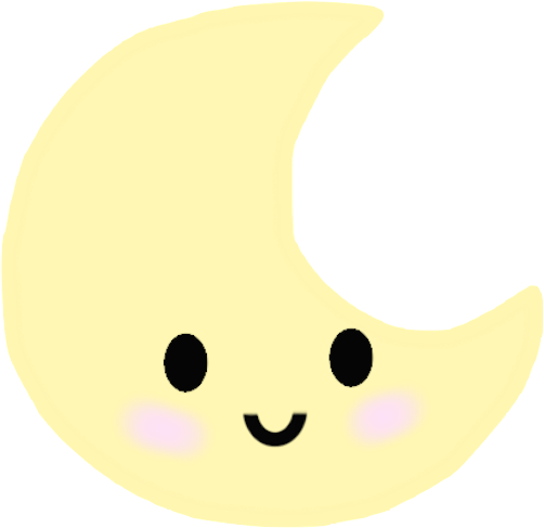 Lolo Lumi - Moon Transparent Cute (586x524)