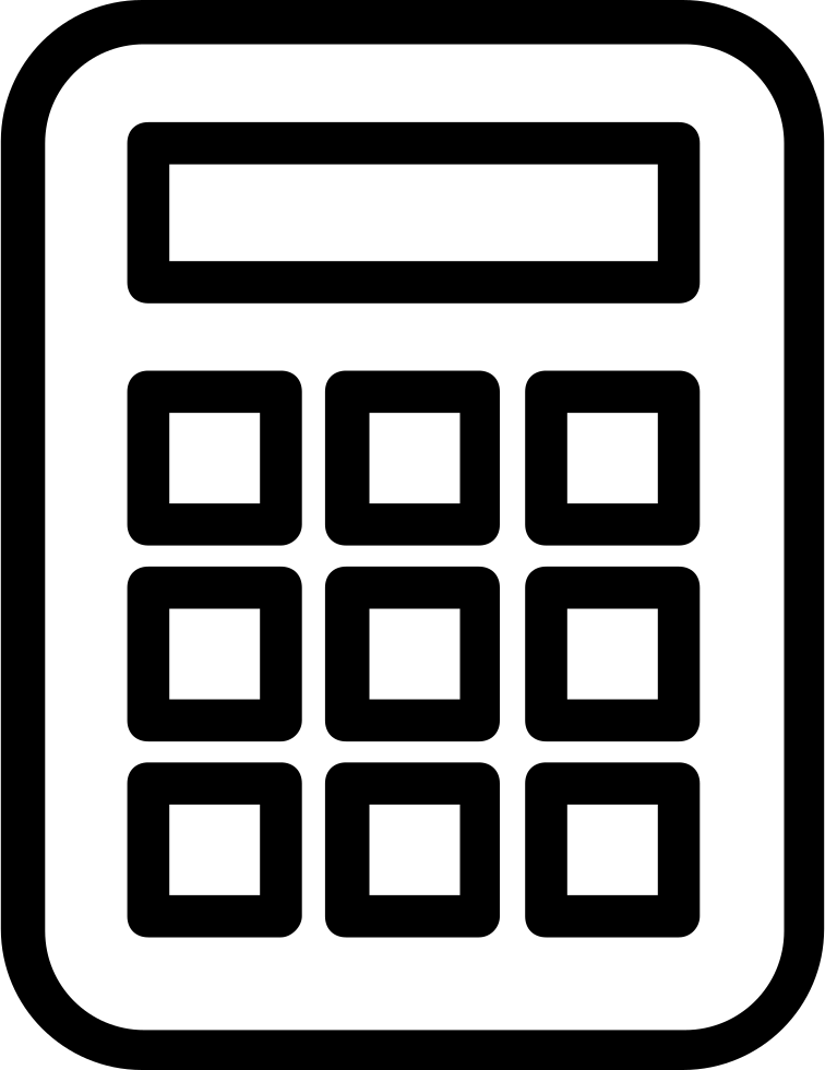Calculator Comments - Calculator Svg (756x980)