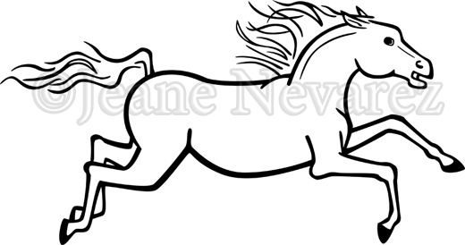 In A Pose Rather Like A Carousel Horse - Jumping (520x274)