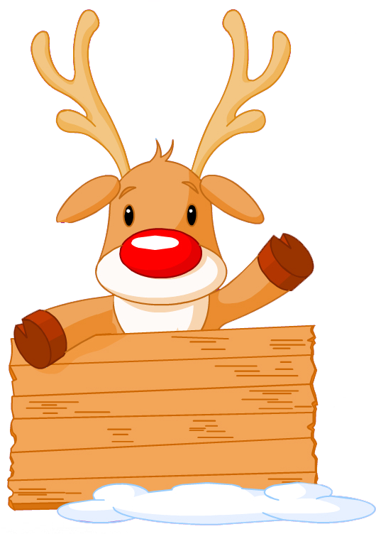 Cute Rudolph The Red Nosed (538x751)