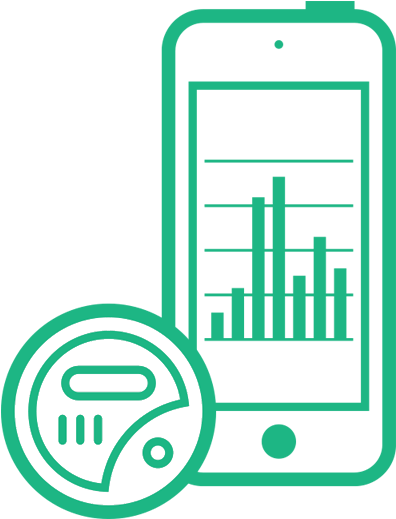 Over 70% Of Our Customer Communications Occurs Through - Smart Energy Meter Icon (520x650)